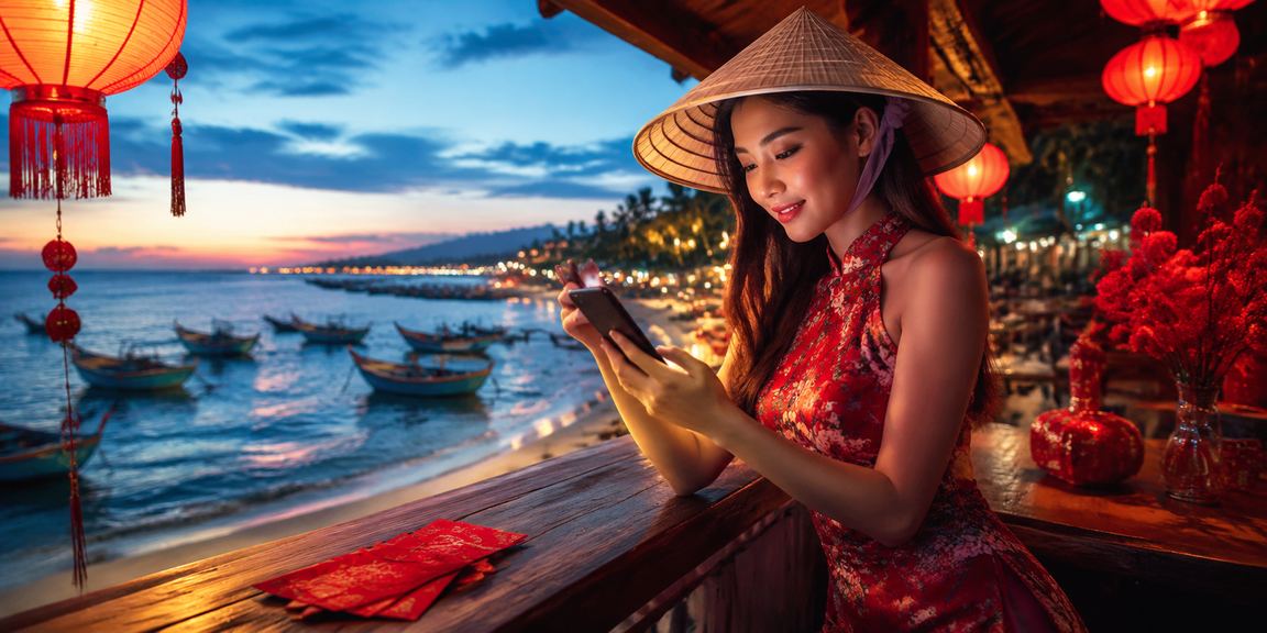 Khuyến mãi bao lì xì may mắn cho người chơi xổ số tại Mũi Né